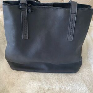 Beautiful black leather roots purse